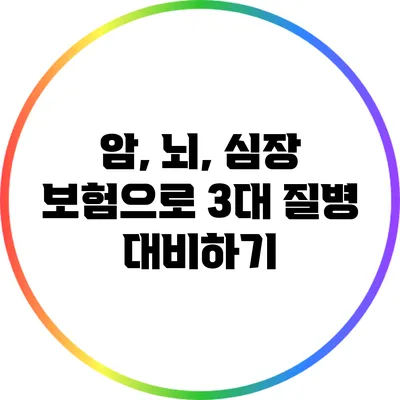암, 뇌, 심장 보험으로 3대 질병 대비하기